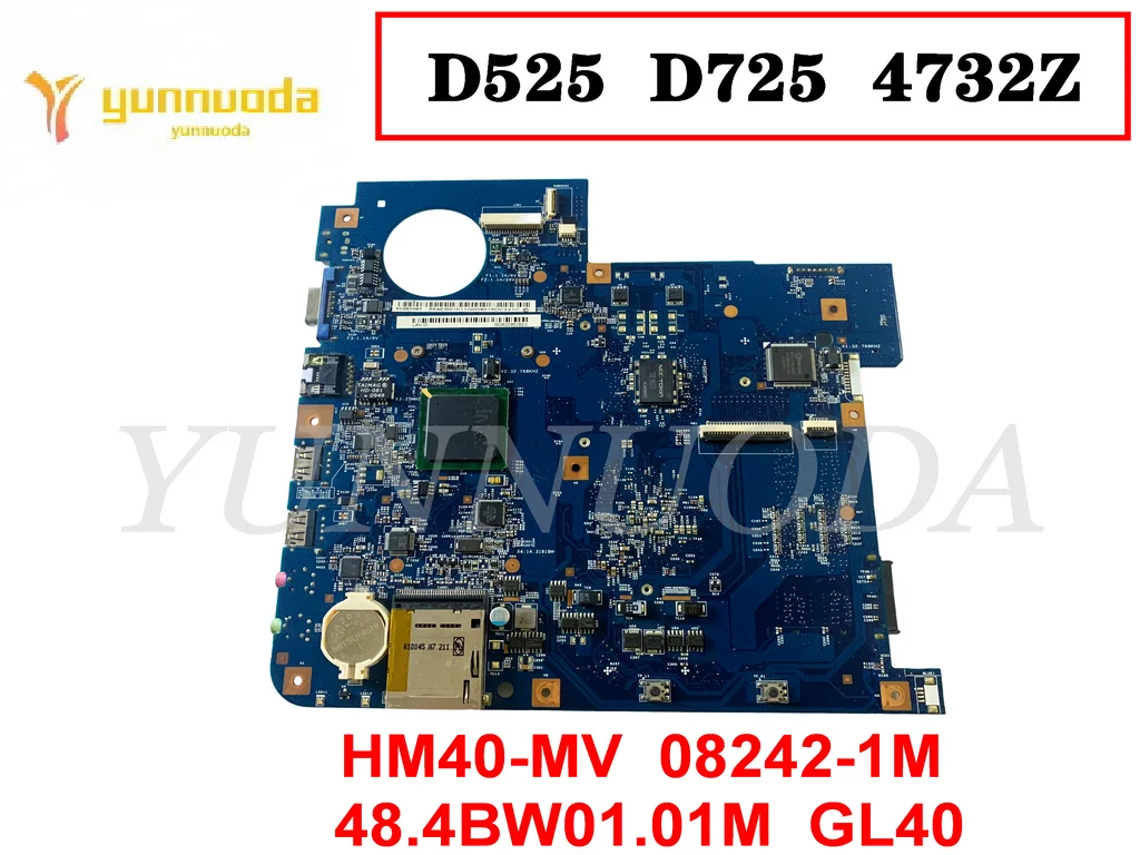 Placa-mãe do Portátil para Acer Aspire Bom Testado Hm40-mv 082421m 48.4bw01.01m D525 D725 4732z Gl40 - Imagem 3
