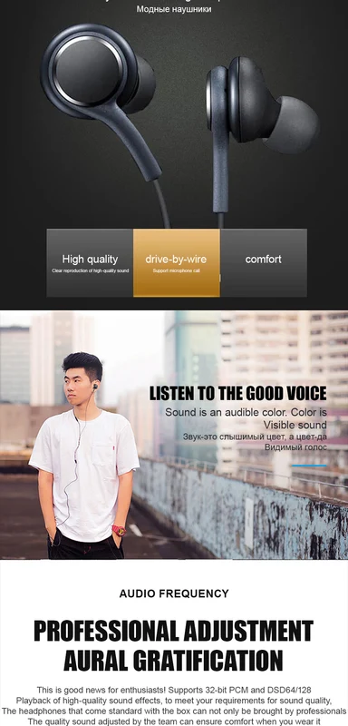 Type C Wired Earphone For Samsung Galaxy S23 S21 S22 Ultra