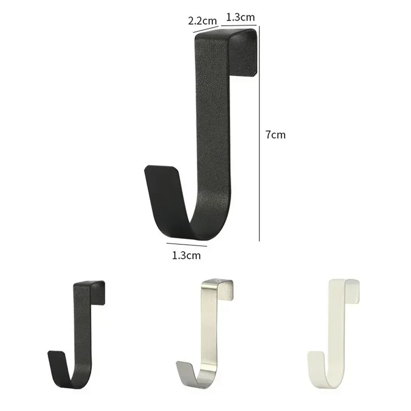 Metal hook S-Shaped Cabinet Door Hanging Rack Gadgets Holders Desk Shelves Kitchen Utensils Storage Organizer Bathroom Accessori