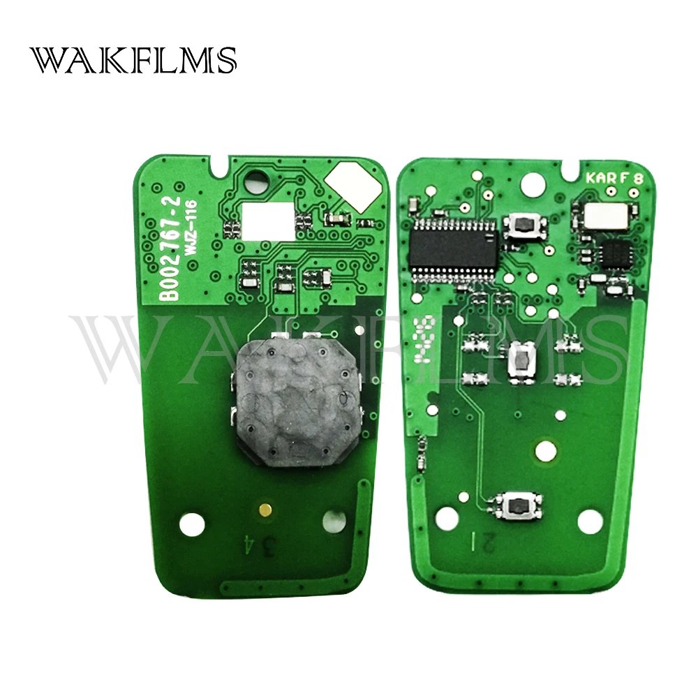 3 Buttons 433.92MHz PCF7953M / HITAG AES / 4A Chip Complete Smart Card Car Key Replacement For CITROEN C4 Picasso Lock