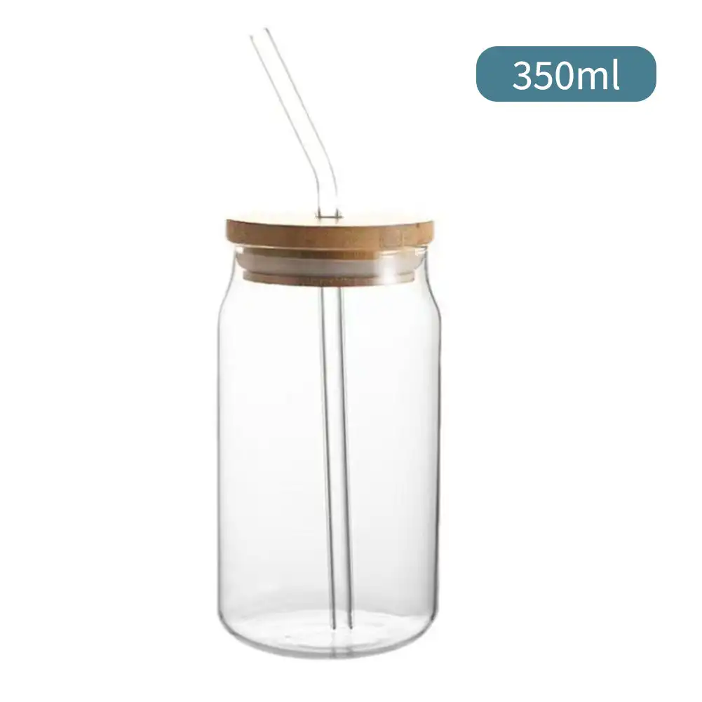 350ml With Lid Straw