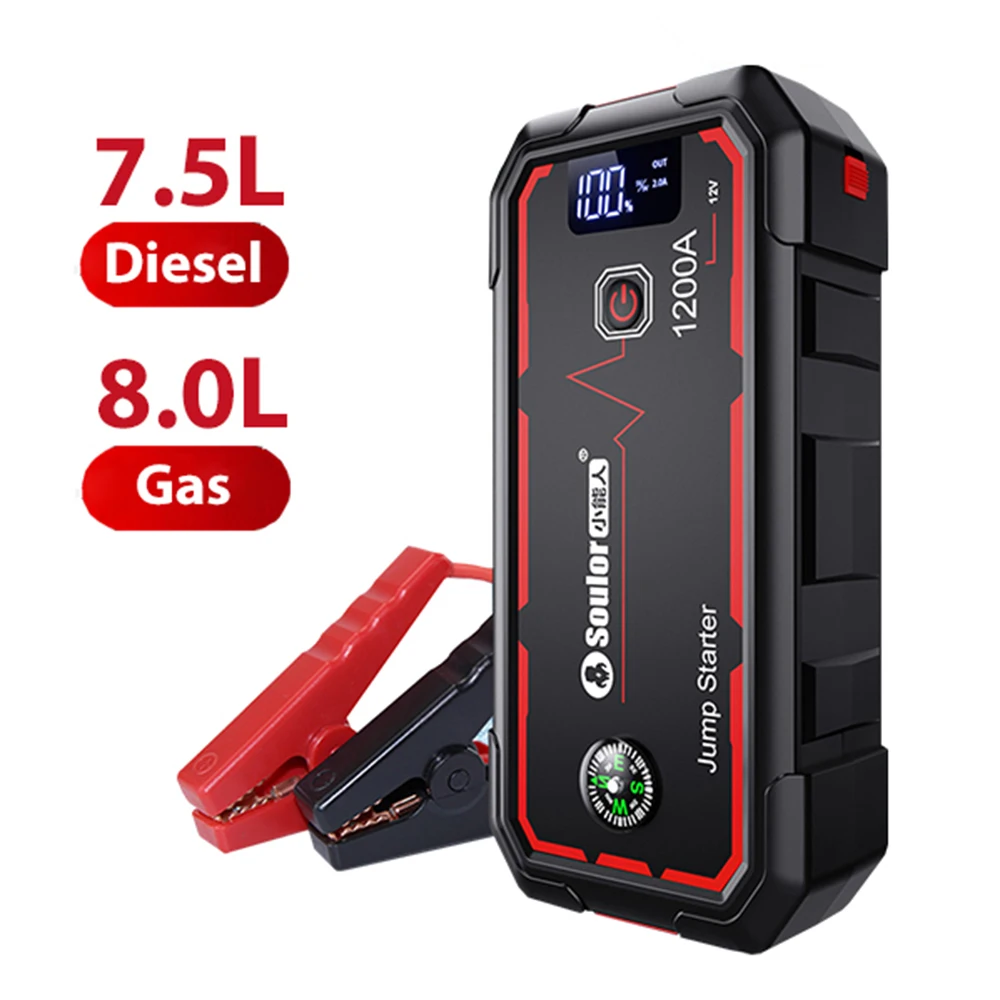 79800mah 2000a Car Jump Starter Power Bank Portable Charger Starting