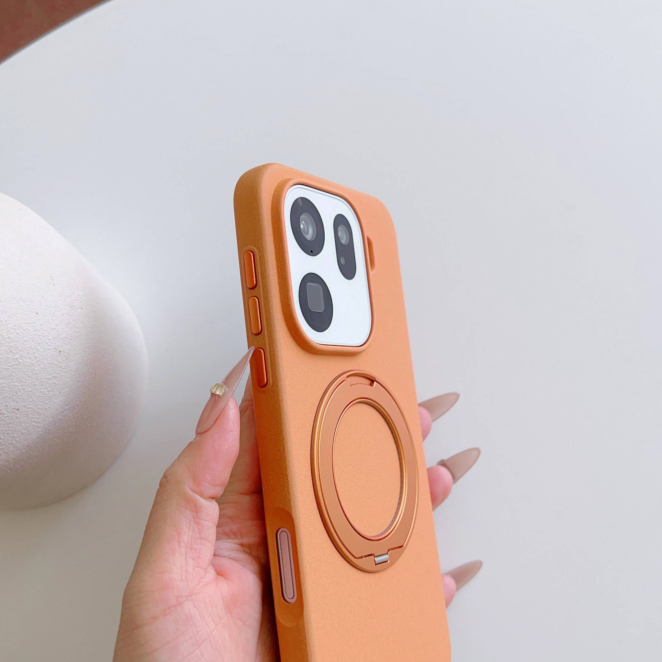 Stylish Colorful Magnetic Rotating Stand Shockproof Bumper Case