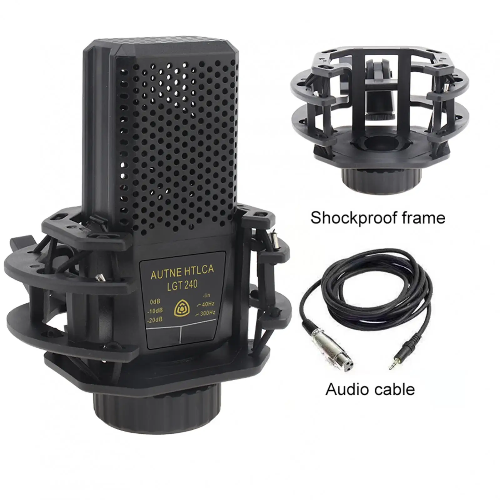 LGT240 Professional Condenser Microphone Mic Large Diaphragm Square