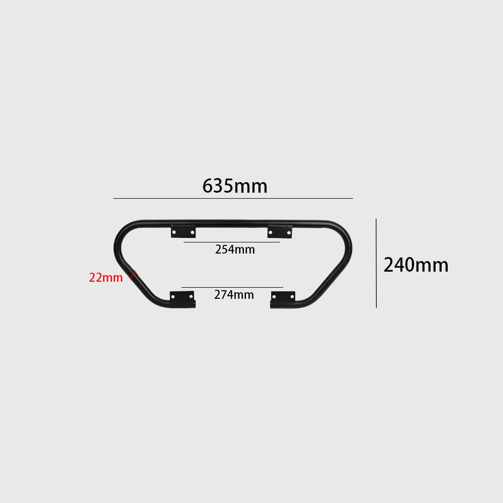 Crash Bar Grill für Honda Ct125 Ja55 Ja65 Trail 2020 Hunter Cub 2014-2018 Motors chutz Schutz Stoßstange Rahmen Schieber – Detail 3