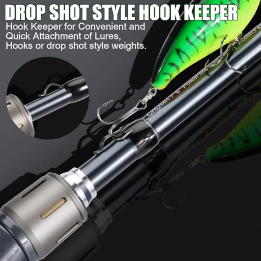 Graphite Fishing Rod Combo 6
