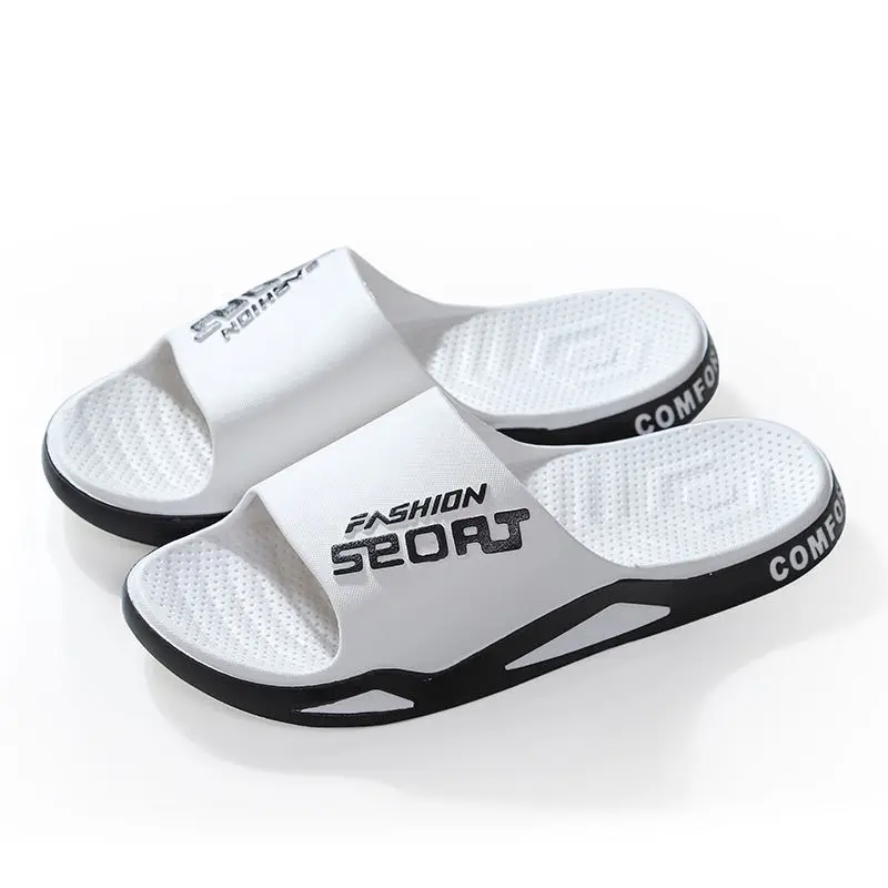 

Lightweight Men Flat Slippers Summer Outdoor Female Platform Flat Slippers Shoes Bathroom Bath Non-slip Man Slippers