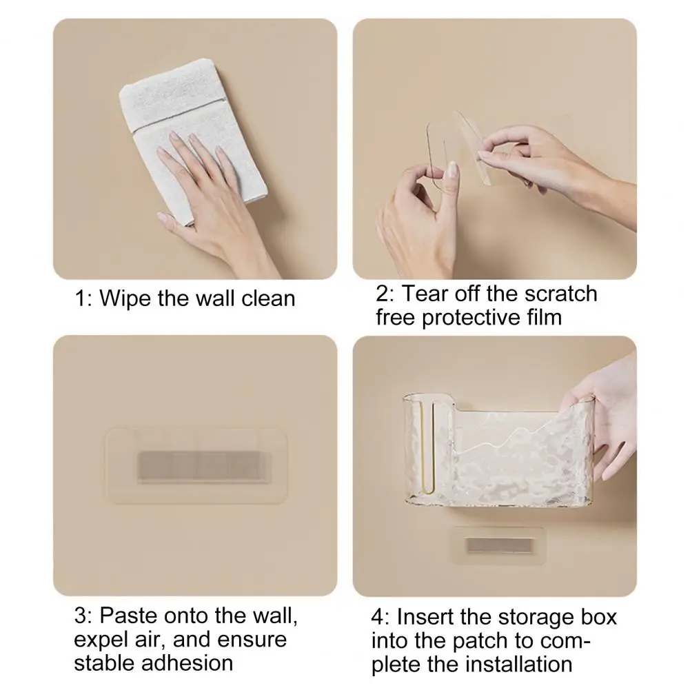 

Corner Trash Bag Holder Wall Mounted Garbage Bag Storage Box with Easy Installation Extra Length Height Organizer for Trash Bags