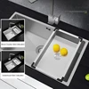 304 Stainless Steel Kitchen Sink Drain Basket Household Multifunctional Single And Double Sink With Drain Basket 3