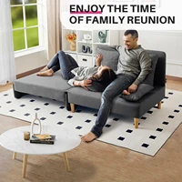 Кресло-трансформер Redlife, раскладной диван-кровать для гостиной, 1-2 места, гостевая кровать с 2 диванами для небольшого пространства — изображение 2