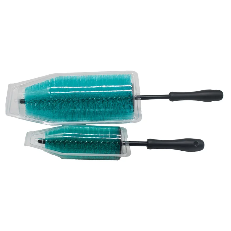 TAKAVU Master Spazzola Per Ruote Auto 45,7 Cm – Setole Morbide, Manico Ergo, Per Cerchi E Pneumatici