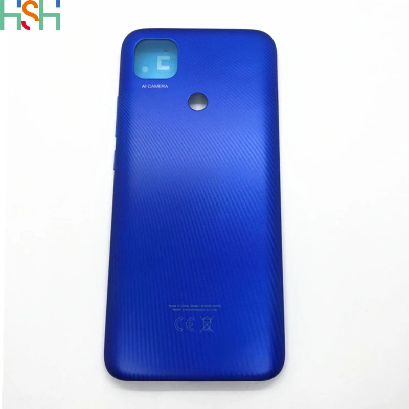 

For Xiaomi Redmi 9C Battery Back Cover Rear Door For Redmi 9C Housing Case Plastic Panel Volume Button No NFC Contacts Replace