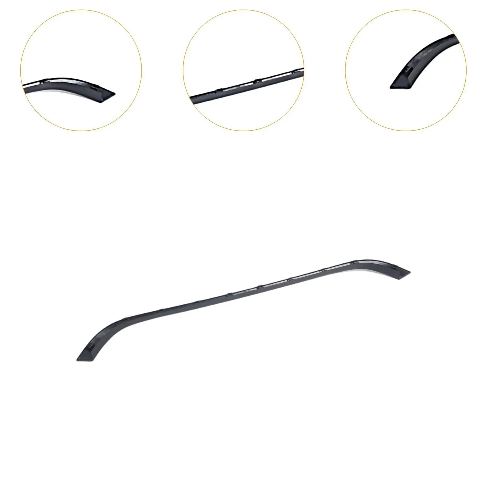 후드 몰딩 교체 51132751040 R55 R56용 고광택 블랙 차량 몰딩