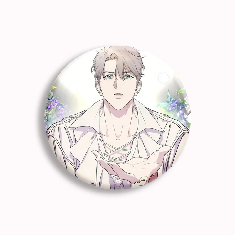 オタクプロジェクトコミックソフトボタンピン韓国 BL 漫画ブローチ