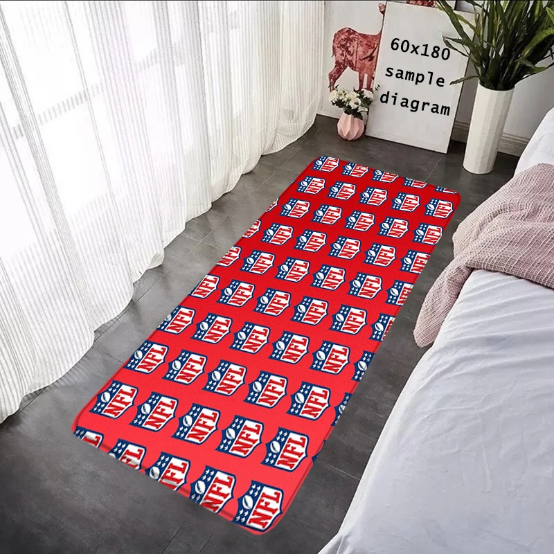 Felpudo de entrada para casa, alfombras deportivas, alfombras de la NFL para sala de estar, alfombra para pies, alfombra para baño, alfombrillas antideslizantes para pasillo, decoración del hogar