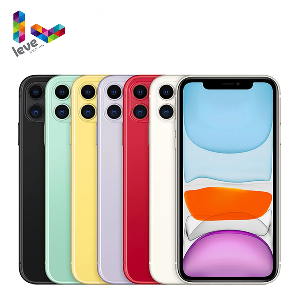 

Original iOS Apple iPhone 11 Mobile Phone 6.1inch A13 Bionic 4GB RAM 64GB/128GB/256GB ROM Hexa Core 12MP NFC 4G LTE Cellphone