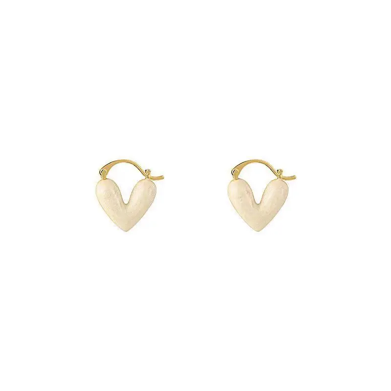 Boucles D’oreilles Cœur J.CREW En Acétate, Couleur Tortue, Neuves Avec étiquettes