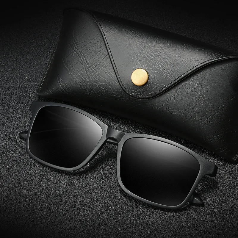 

New Large Frame Square Sunglasses Men's Brand Designer Fashion Sun Glasses Men Outdoor Driving Eyewear UV400 Oculos De Sol