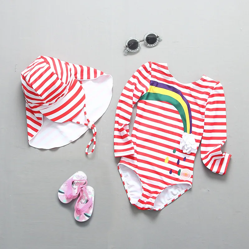 18y Toddler Baby Girls Swimsuit Upf 50+ Girls Swimwearhigh Quality