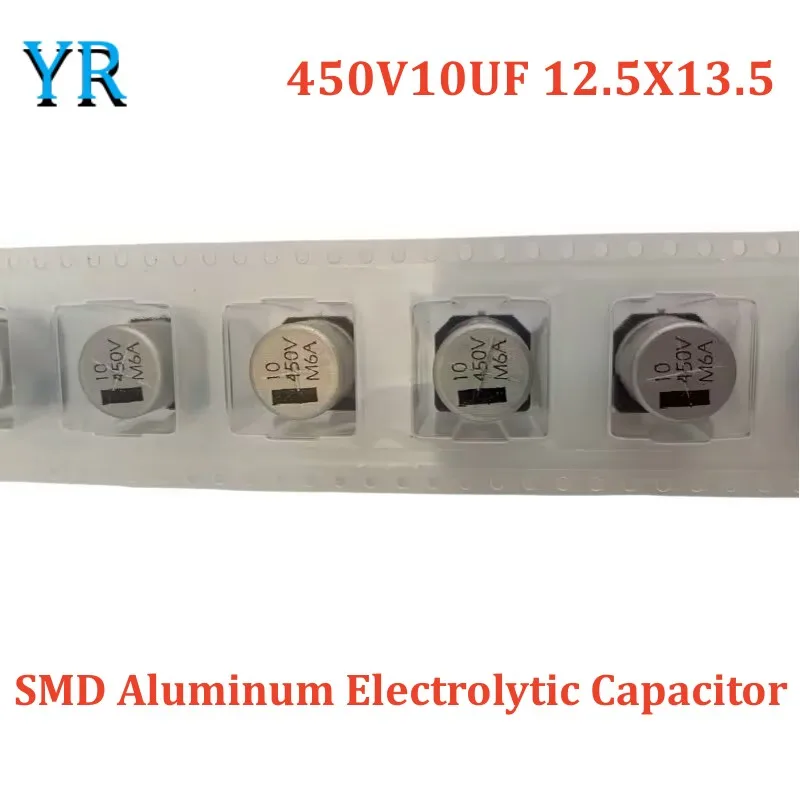 

5Pcs 450V10UF 12.5X13.5 SMD Aluminum Electrolytic Capacitor SMD Capacitor 10UF 450V
