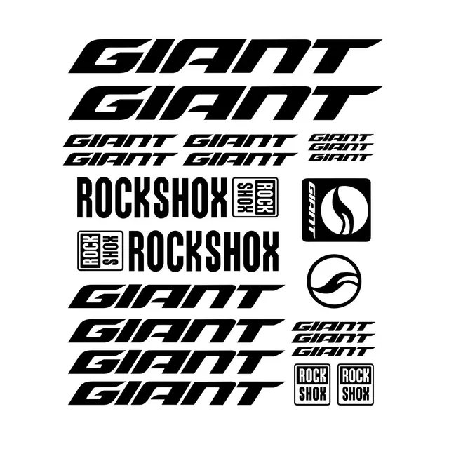 Decal Kit Rocky Mountain Bike Decals For Giant Rock Shox Vinyl
