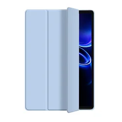 Premium Flip Tablet Case Cover with TPU Soft Shell for Redmi Pad 2 SE 9.7 (Ice blue)