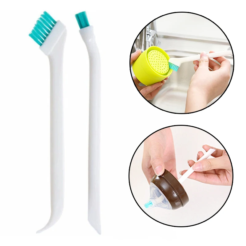 

2/3Pcs Narrow Clean Brush Long Handle Portable Cup Brush For Baby Milk Bottle Gap Glass Tube Cleaning Household Kitchen Tools