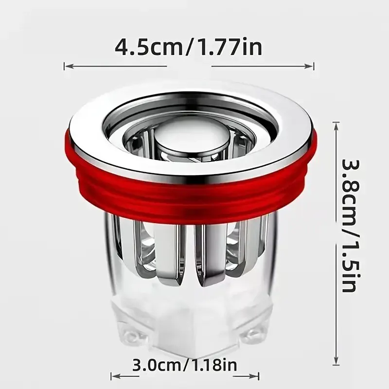 Floor Drain Core Anti Odor Floor Drain Core Shower Plug Insect Proof Hair Catcher Backflow Preventer Toilet Sewer Filter Inner Bathroom Tools