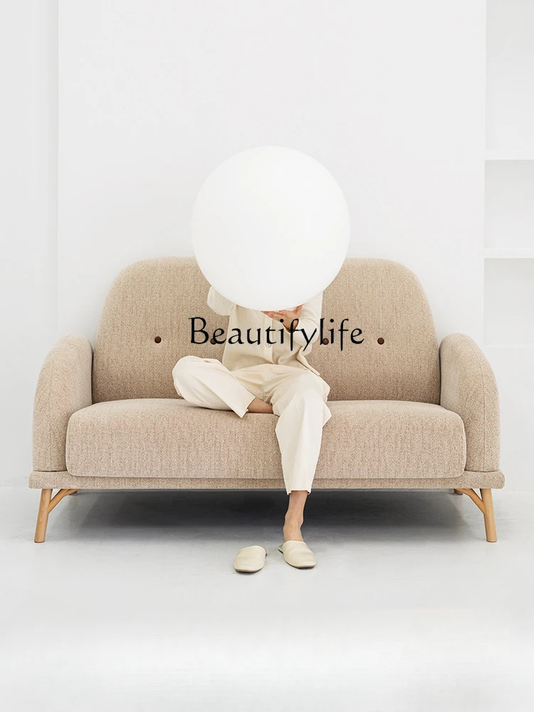 

American Creative Small Cute Sofa Nordic Simple Fabric Living Room Single Sofa for Multi-User