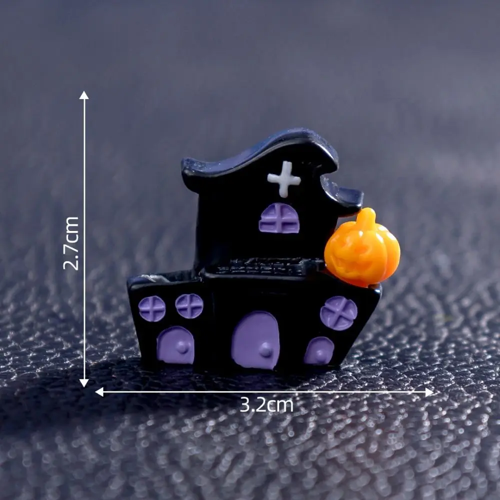Tombstone Mini Pumpkin Resin Doll Castle Decorate Hallowmas Doll House Accessories Skull Miniature Scene