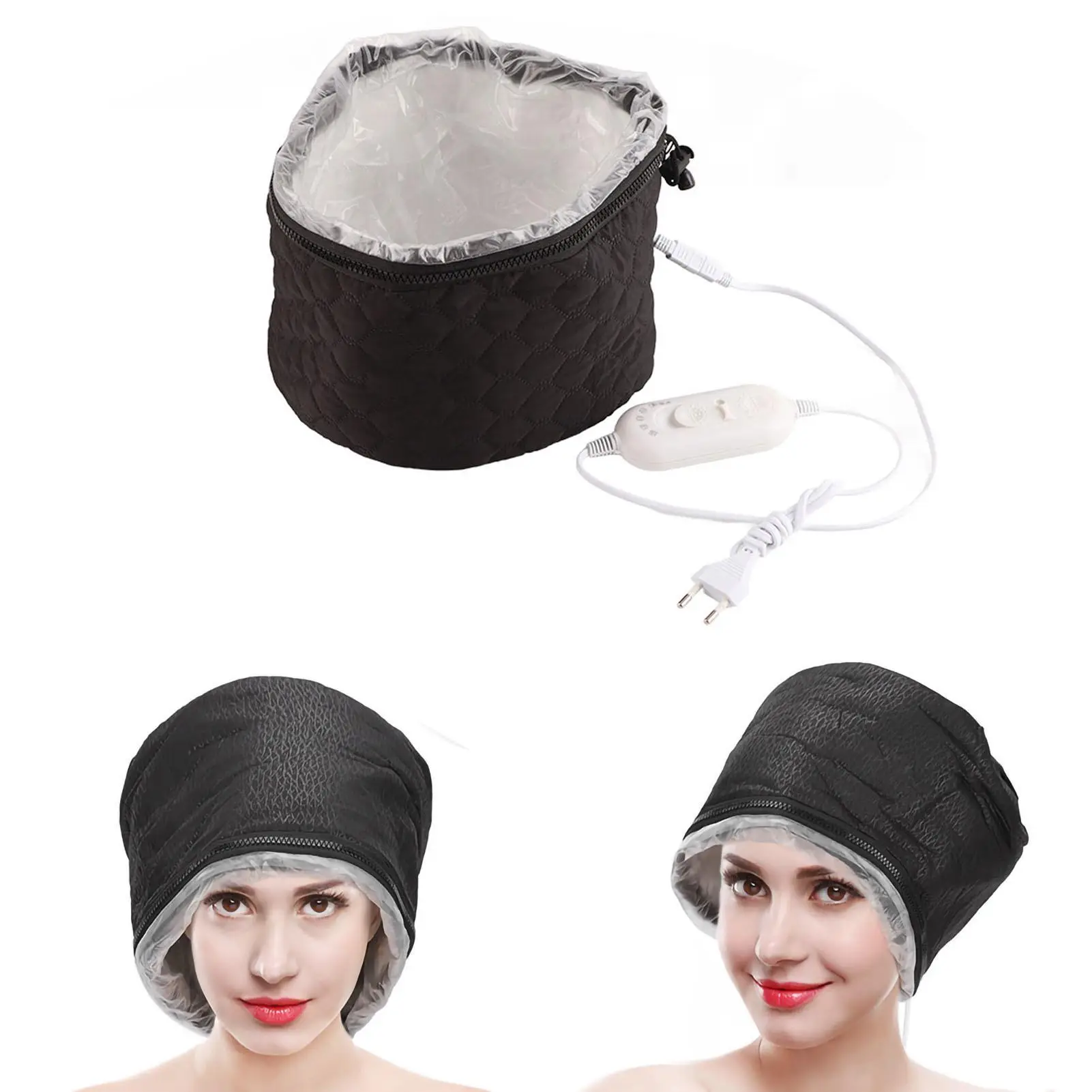 1PC Electric Hair Treatment Hat - Thermal Hair Dyeing Cap with EU Plug 220V - Salon Quality Hair Care Tool 6
