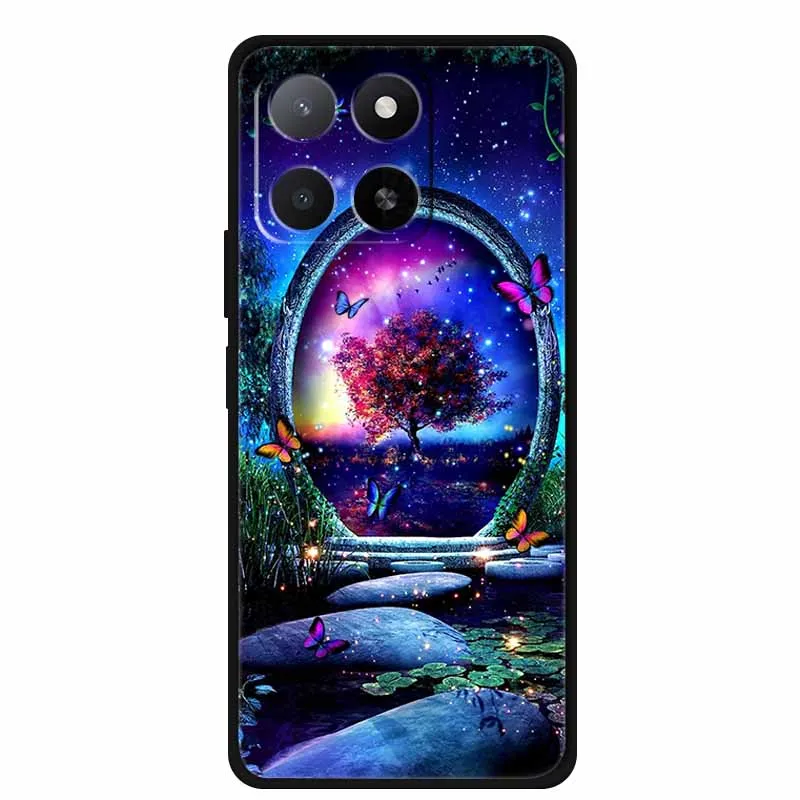 Sleek Black Silicone TPU Soft Phone Case