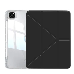 Premium Tablet Case with Pencil Holder, Fits Multiple Sizes for Pro12.9 2018-2022 (Black)
