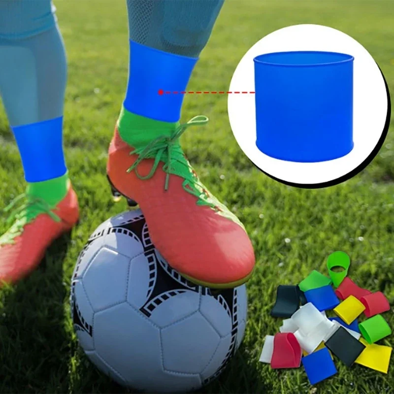 1 Pair Shin Pad Holder Ankle Guard Soccer Shin Guard Straps Pad Banding for Outdoor Sports soccer shin guards shin guard pads