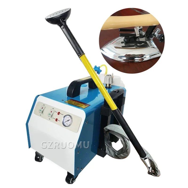 

Industrial Iron Power Bottle Type Steam Electric Iron Garment Curtain Dry Cleaning Shop Boiler Supercharged Hanging Ironing