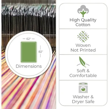 Golden Lily XL Blanket - Made in The USA (82x62) 2