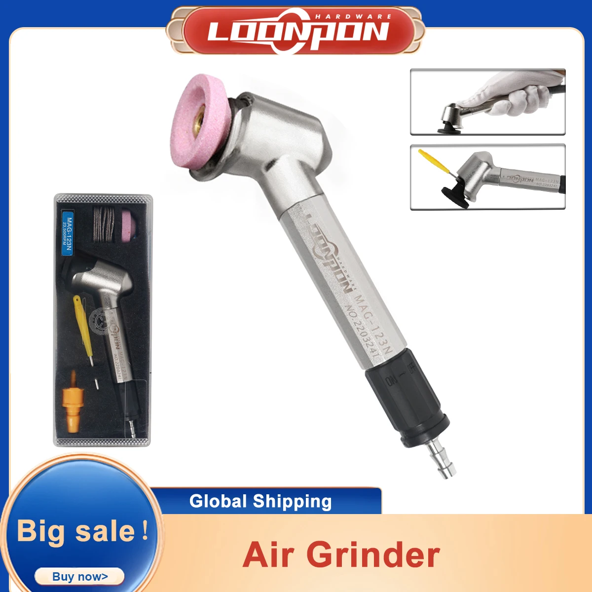  Pneumatic Grinding Pen, Pneumatic Grinding Pen 120 Degree  Bending Head Air Micro Die Grinder 52500 RPM : Tools & Home Improvement
