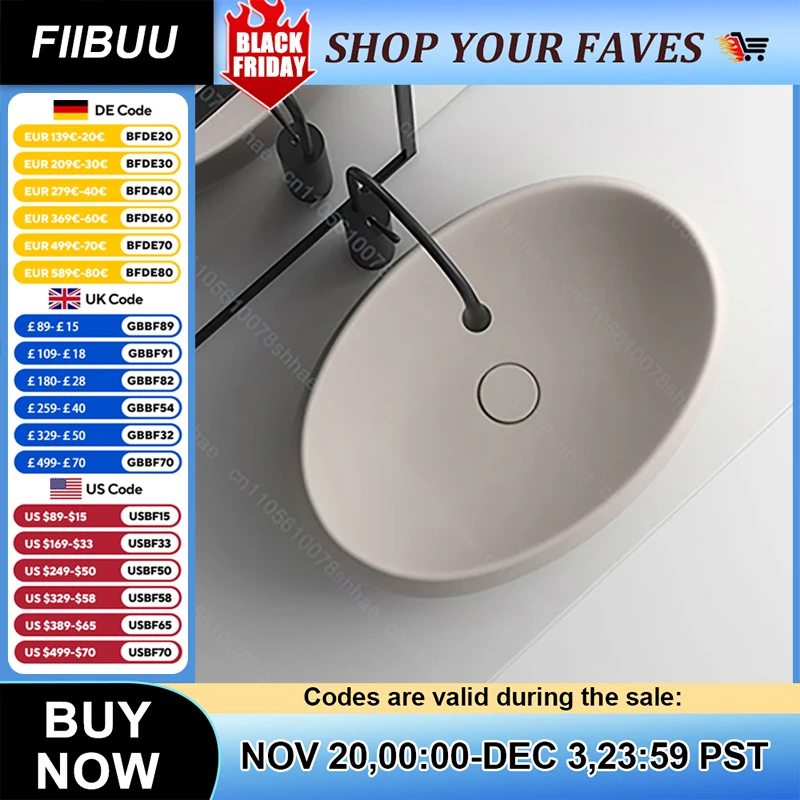 อ่างล้างหน้าเซรามิกแบบวางบนเคาน์เตอร์ ดีไซน์หรูหราทันสมัย พร้อมท่อระบายน้ำ อ่างล้างหน้าแบบตั้งบนเคาน์เตอร์ อ่างล้างหน้าดีไซน์ศิลปะ 1