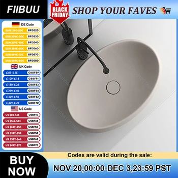 อ่างล้างหน้าเซรามิกแบบวางบนเคาน์เตอร์ ดีไซน์หรูหราทันสมัย พร้อมท่อระบายน้ำ อ่างล้างหน้าแบบตั้งบนเคาน์เตอร์ อ่างล้างหน้าดีไซน์ศิลปะ 1