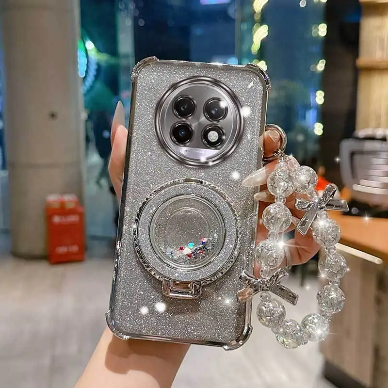 3-Piece Phone Case Set with Lanyard and Circular Stand