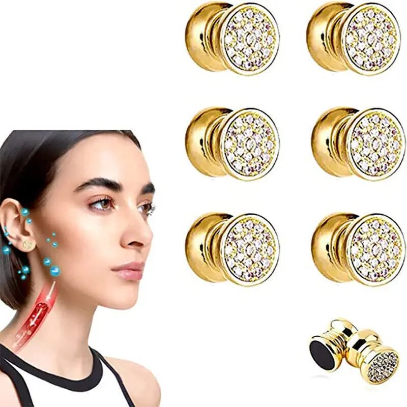 Popular Earrings Simple Zircon Therapy Ear Studs