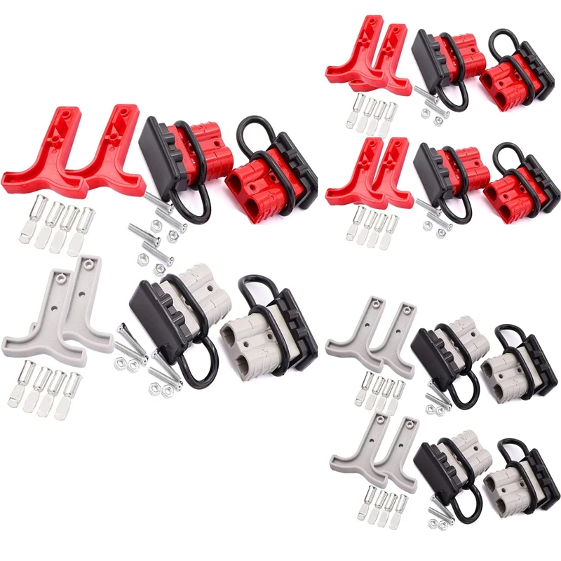 

4 комплекта, 600 В, 50 А, комплект быстроразъемных клемм для подключения аккумулятора, розетка для подключения