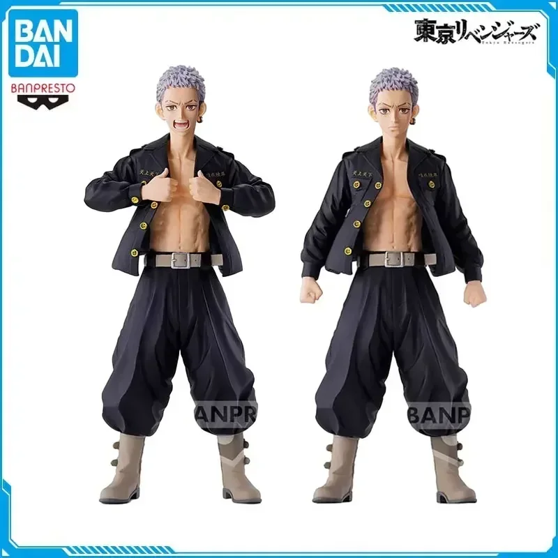 Original BANPRESTO Tokyo Revengers Mitsuya Takashi Ver. PVC Anime Action Figures Model Collection Christmas Gift for Boys