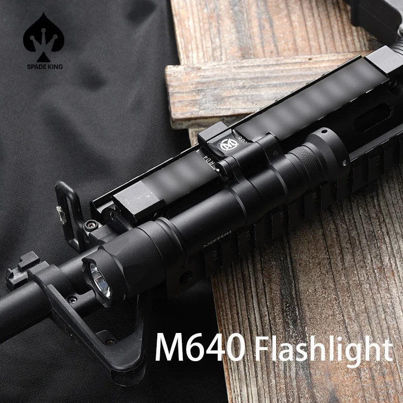 

Airsoft Scout Light M640 Flashlight Metal LED M640C M640U Weapon Lamp Mount Mlok Keymod Rail M640B M640W Hunting Flashlight