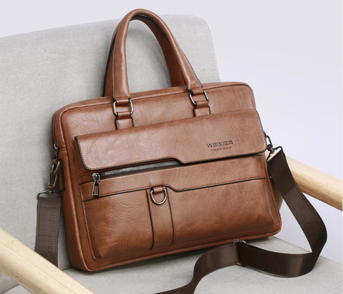 

Top-Handle Bags for Men Handbag Shoulder Business Office Laptop Bag Men's Crossbody Bag Briefcase