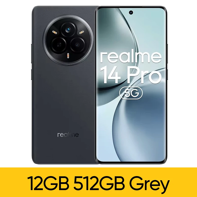 Original realme 14 Pro 5G Smartphone 6000mAh Battery 50MP OIS