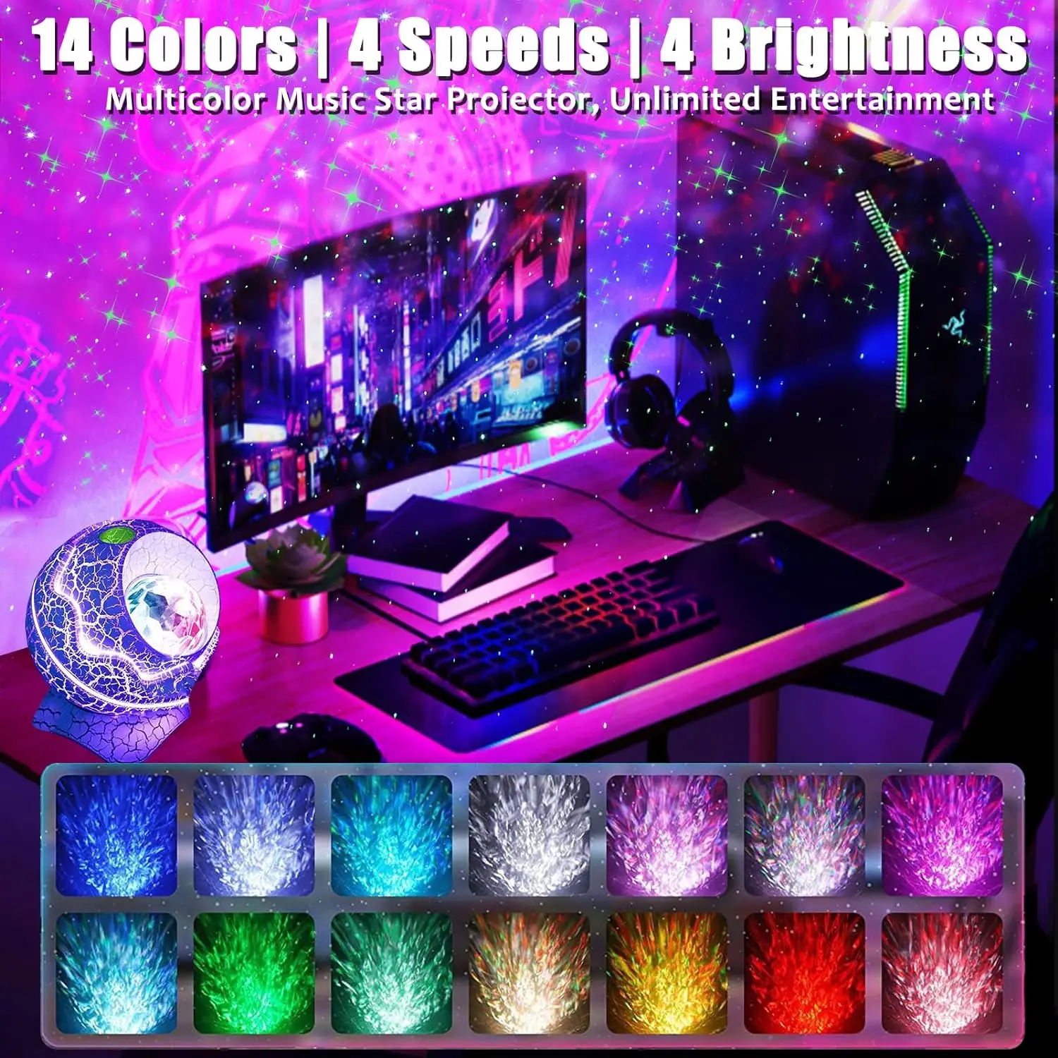 جهاز عرض جالاكسي على شكل بيضة الديناصور - جهاز عرض...