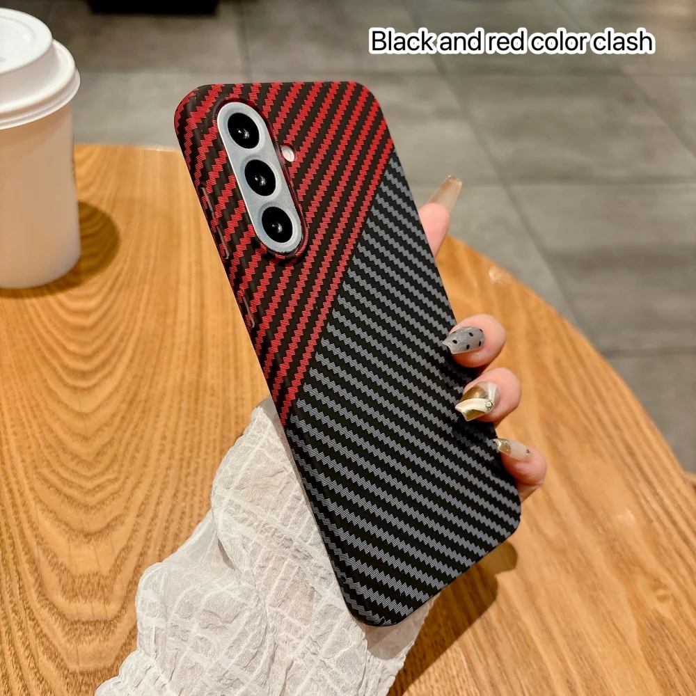 Ultrathin Frosted Kevlar Carbon Fiber Phone Case with MagSafe Compatibility