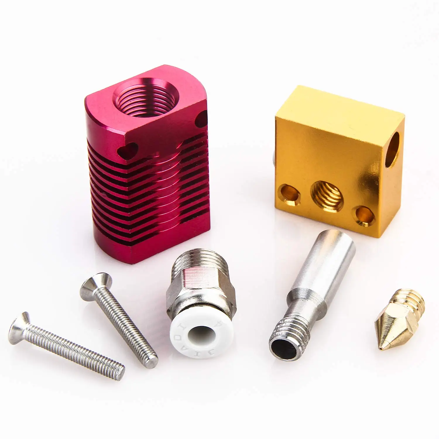 3D Printer Accessories 3sets Extruder Hotend 3 PCS 0.4MM MK8 Nozzles for CR-10 CR10 CR10S Ender 3 Ender 3 Pro 5