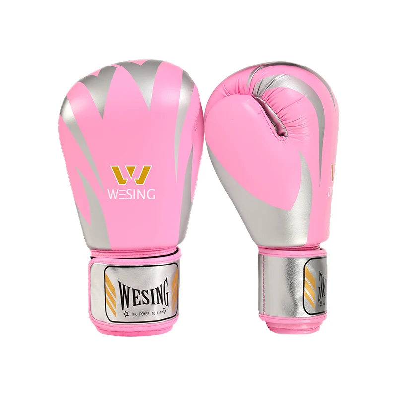 Wesing 6/10oz Child Adult MMA Muay Thai Boxing Gloves Sanda Kickboxing Martial Arts Training Mitts Equipment DEO